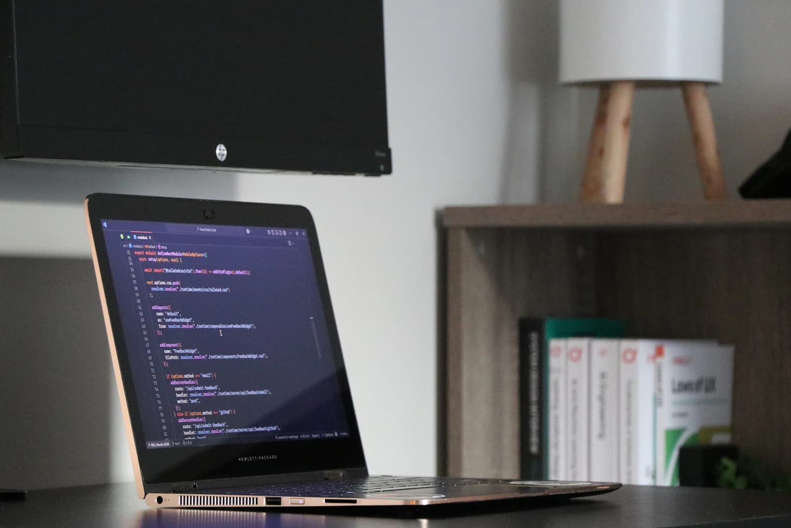Laptop used for software development